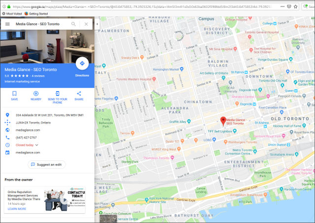 Google Maps - directions to your business